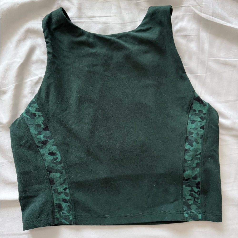 Athletes Green Camouflage Sports Tank
